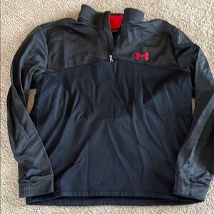 Under Armour Black and Red Pullover